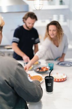 Трубочки для стаканов Klean Kanteen 8мм - 2 шт Black, с ёршиком