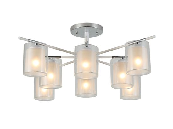 07389/8 CHROME+WHITE (1) Люстра (RL)