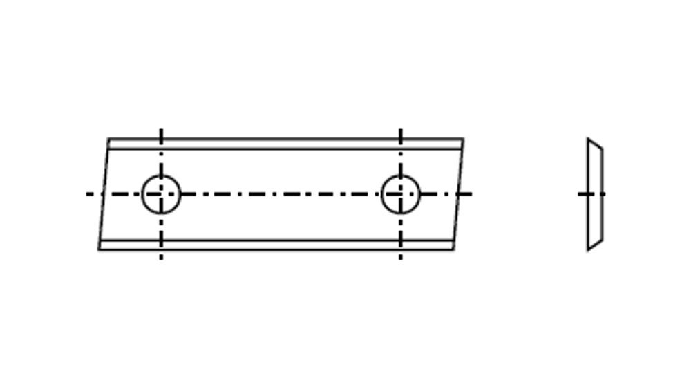 HM нож сменный TIGRA 40x12x1,5x26 T04F-CR LH