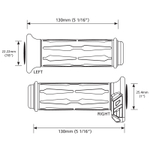Ручки с подогревом 130мм KOSO APOLLO для мотоцикла