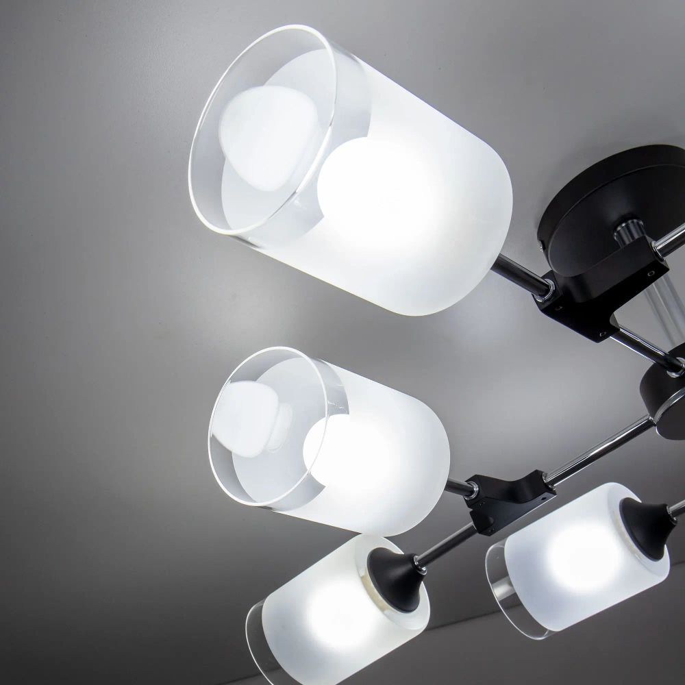 Citilux Эрик CL136185 Люстра потолочная Чёрная