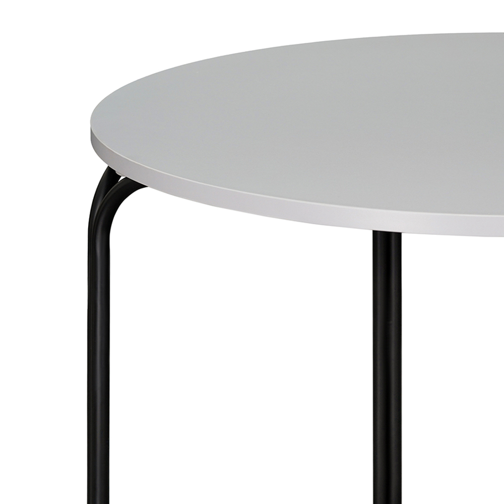 Стол обеденный LATITUDE Ror, 90 см, черный/серый