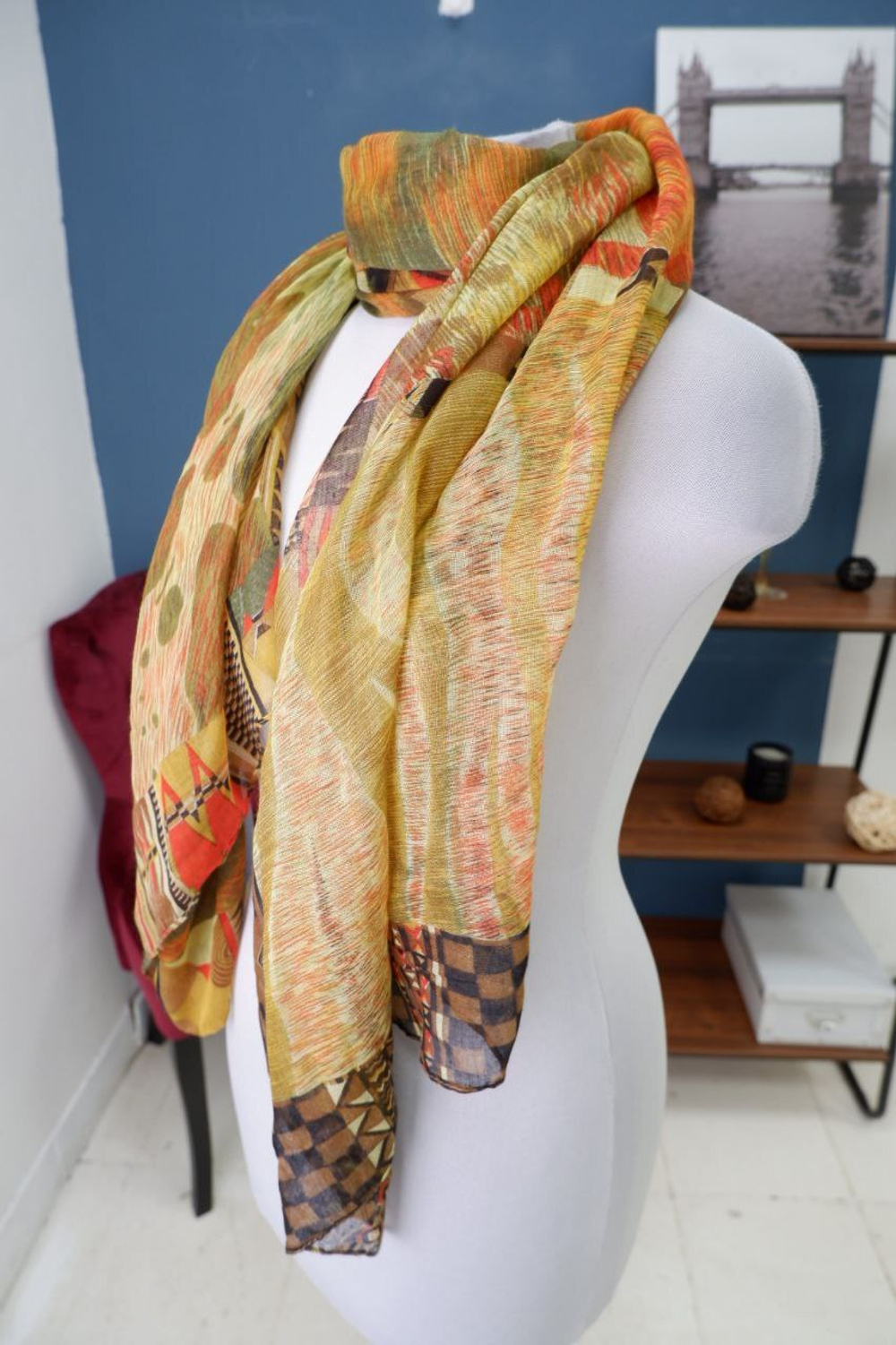 Шарф осенний