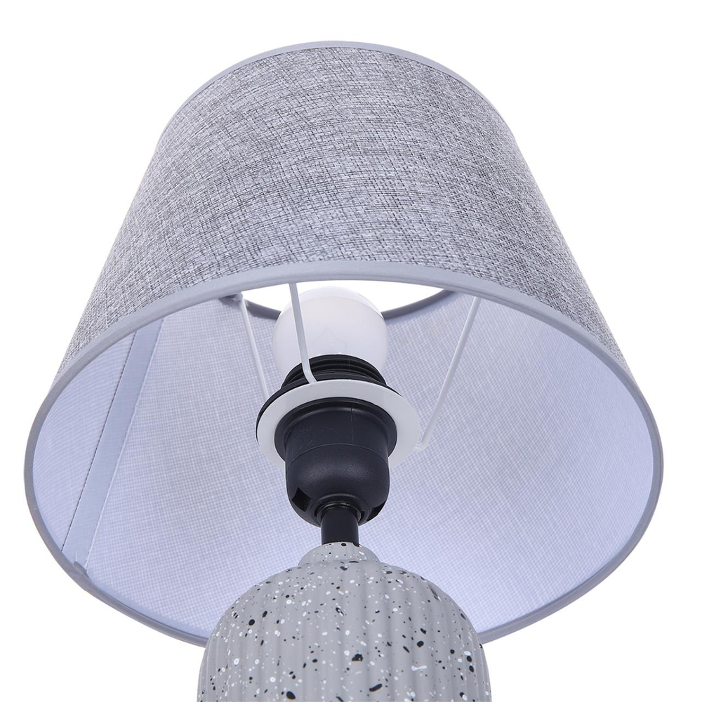 8216/1T CLASSI LN26 508 серый, керамика/текстиль Настольная лампа Е27 1*60W 220V FANNA