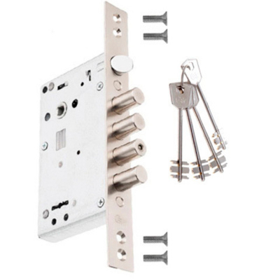 Замок Ритка врезной АссистентЗВ-А20-4Л сувал. с защелкой (Крит)