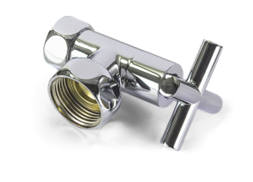 Кран угловой  для  П/С  Крест. 1"F x1/2F "TIM"