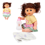 Пупс функциональный с аксесс., пакет LZX24-1A