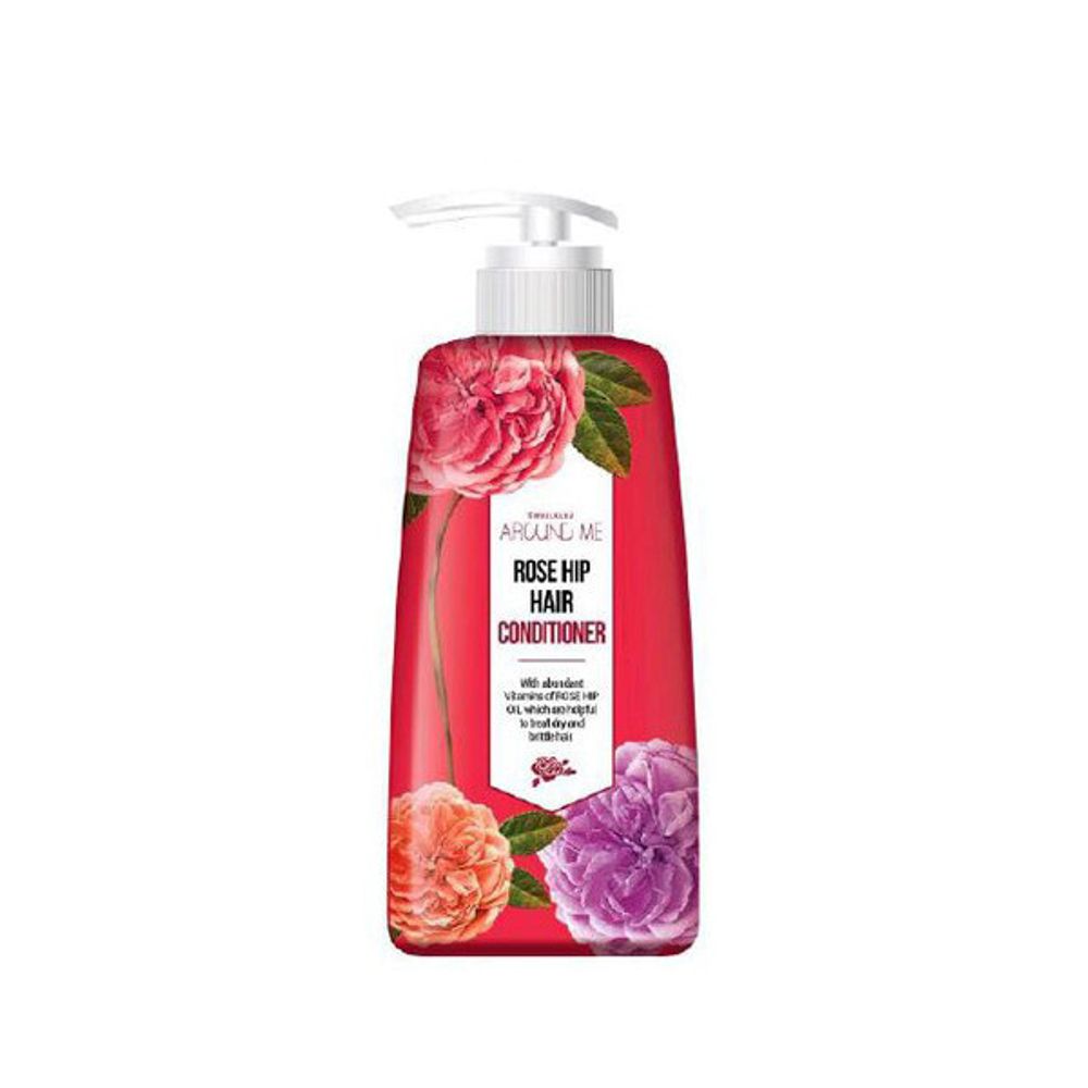 Кондиционер для волос с розой AROUND ME Rose Hip Hair Conditioner 500мл