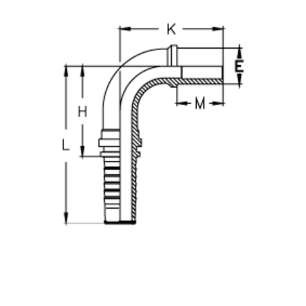 Фитинг DN 05 BEL (Ш) 6 (90)