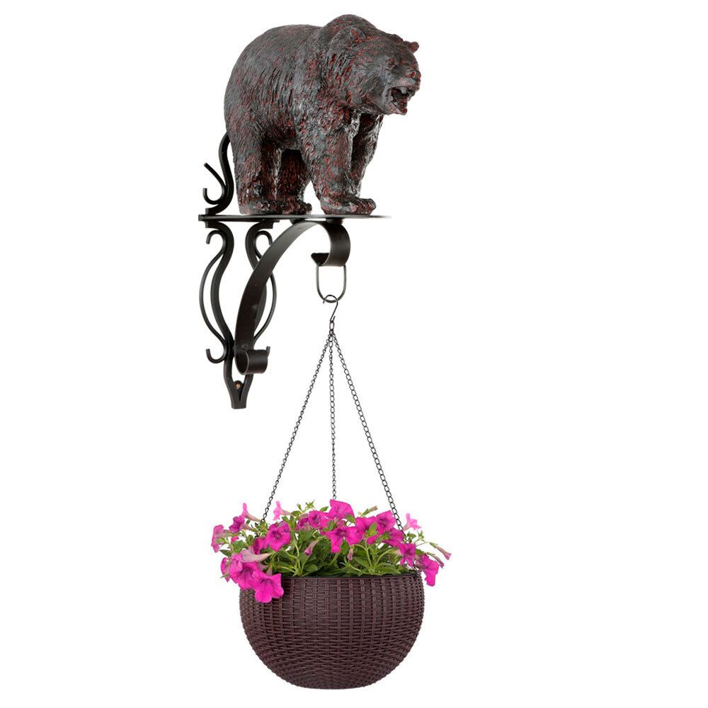 Кронштейн для цветов Медведь Велес Шоколад