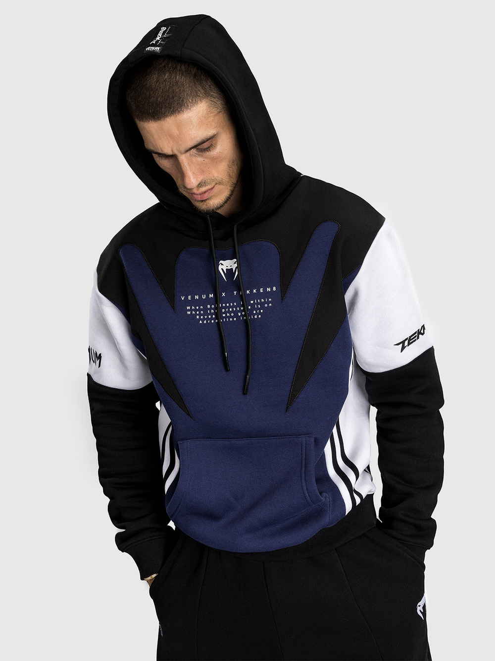Худи Venum x Tekken Jin Black/Blue