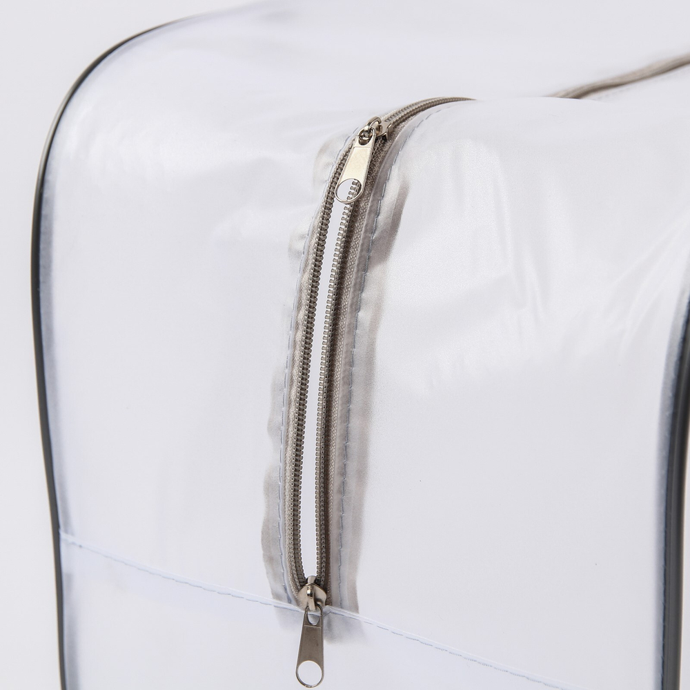 Сумка для роддома 30х50х25 ПВХ «Речной песок». цвет серый