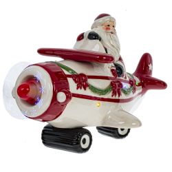 GAEM Фигурка декоративная "Самолёт" (подсвет, муз, движ, 3хААА н/п), L29 W18 H19 см, 2в.