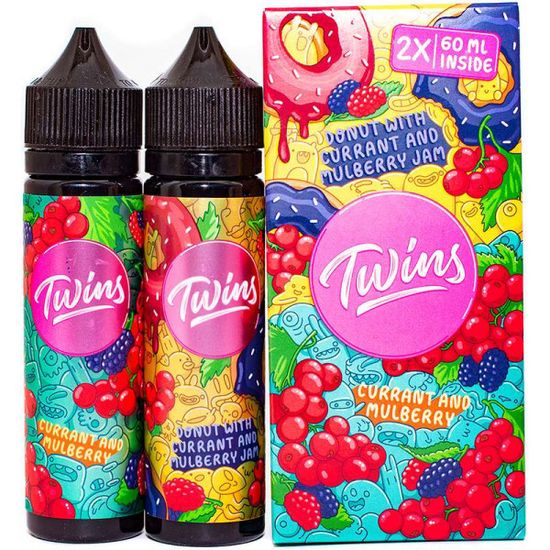 Жидкость Twins (2x60 мл, 0мг) Donut / Currant and Mulberry