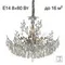 CL310081 RITZ Хром Люстра