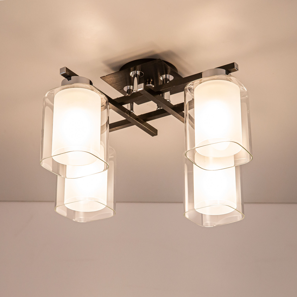 Citilux Диез CL111141 Люстра потолочная Чёрная