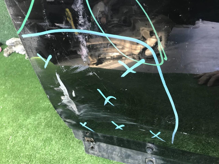 Дверь задняя левая Land-Rover Discovery 3 4 04-16