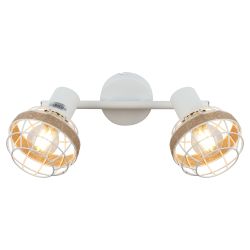 Светильник настенно-потолочный спот Rivoli Anselma 7034-702 2 x E14 40 Вт поворотный | Rivoli