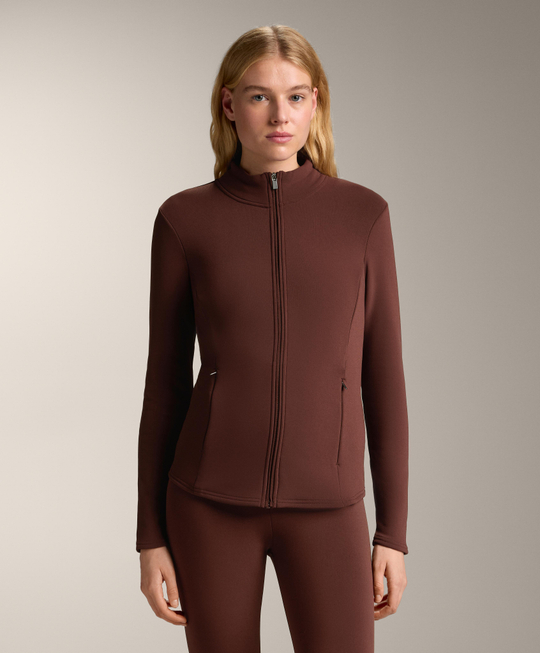 Oysho Теплая высокотехнологичная куртка, бургунди