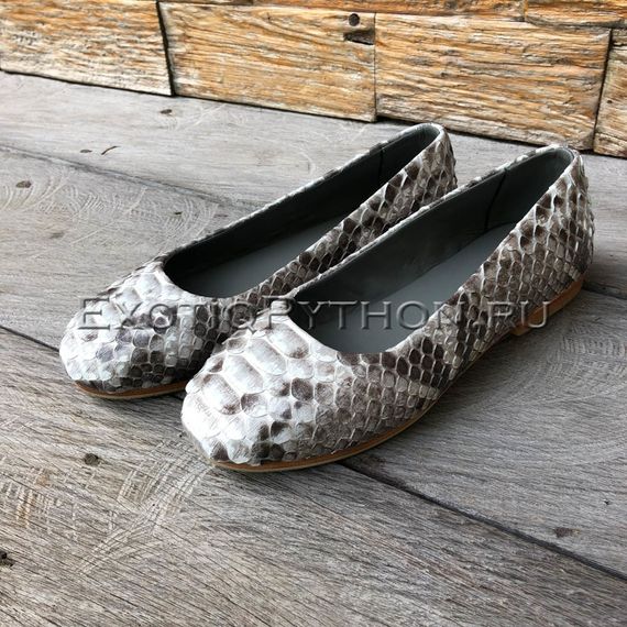 Балетки из кожи питона SH-129