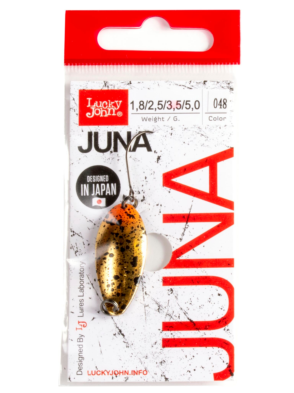 Блесна колеб. Lucky John JUNA длин.33мм/03,5г 048