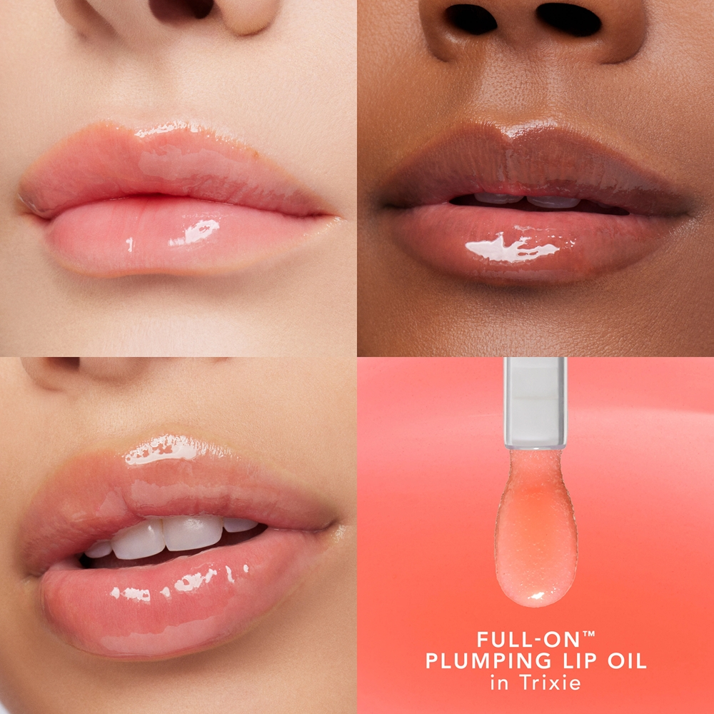 Buxom FULL ON PLUMPING LIP OIL - Увлажняющий блеск для губ, придающий объем оттенок Trixie, 5 ml