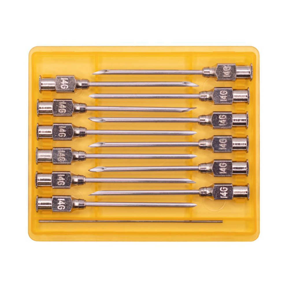 Игла многоразовая KRUUSE-Vet, 2,0х40 мм (14Gх1 1/2"), Luer-Lock, 12 шт.
