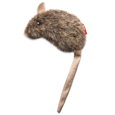 75300 Игрушка для кошек Мышка с кошачьей мятой 10см, серия REFILLABLE CATNIP, Gigwi