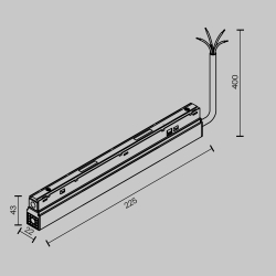 Источник напряжения Technical TRA034DR-100W-DD-W