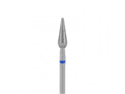 Фреза алмазная Почка закруг. длинная, 40 мм, синяя