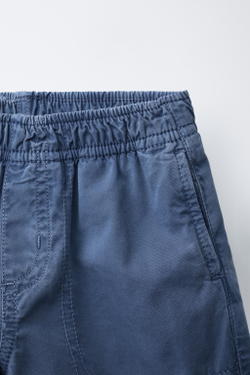 ZARA X PUKAS ШОРТЫ КАРГО PUKAS SURF, ВЫЦВЕТШИЙ СИНИЙ