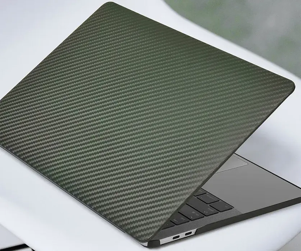 Чехол-накладка WIWU iKavlar Hard Case для Macbook Air 13.6" (2022) пластиковый (темно-зеленый)