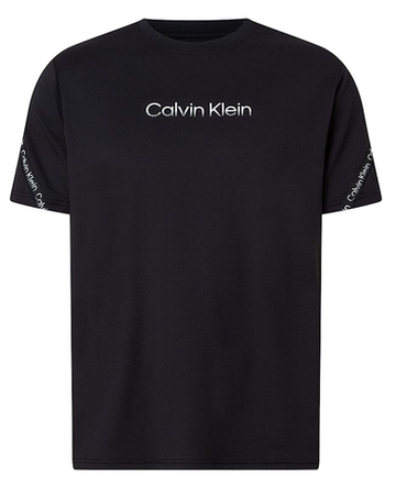 Мужская теннисная футболка Calvin Klein PW SS T-shirt - черный