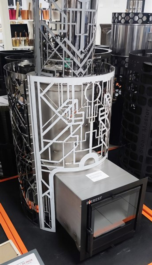 Печь для бани Эверест "Steam Master" GALAXY 24 INOX (226М)