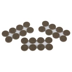 Накладки СИЛА SFELT-22D защитные фетровые самоклеящиеся круглые D22 мм 24 шт | Сила