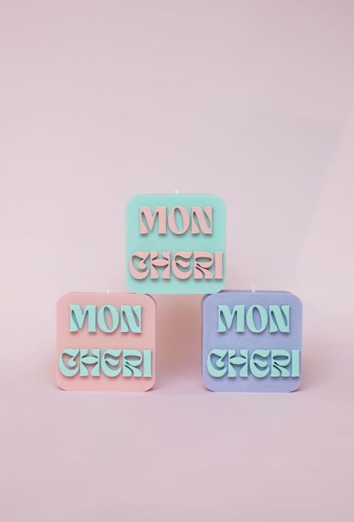 Свеча Unification Love Mon Cheri лиловая (Черная смородина)