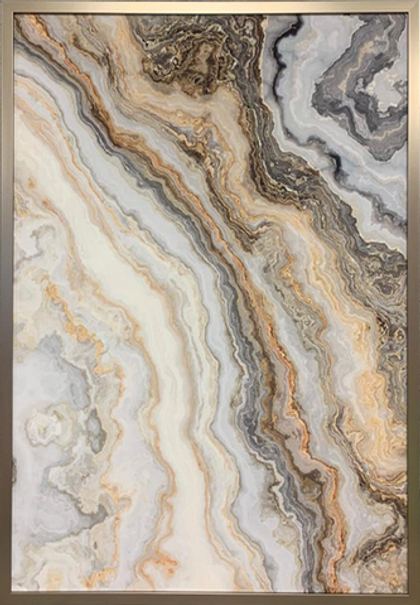 Постер 70x100 Garda Decor Серый мрамор-2 89VOR-MARBLE4