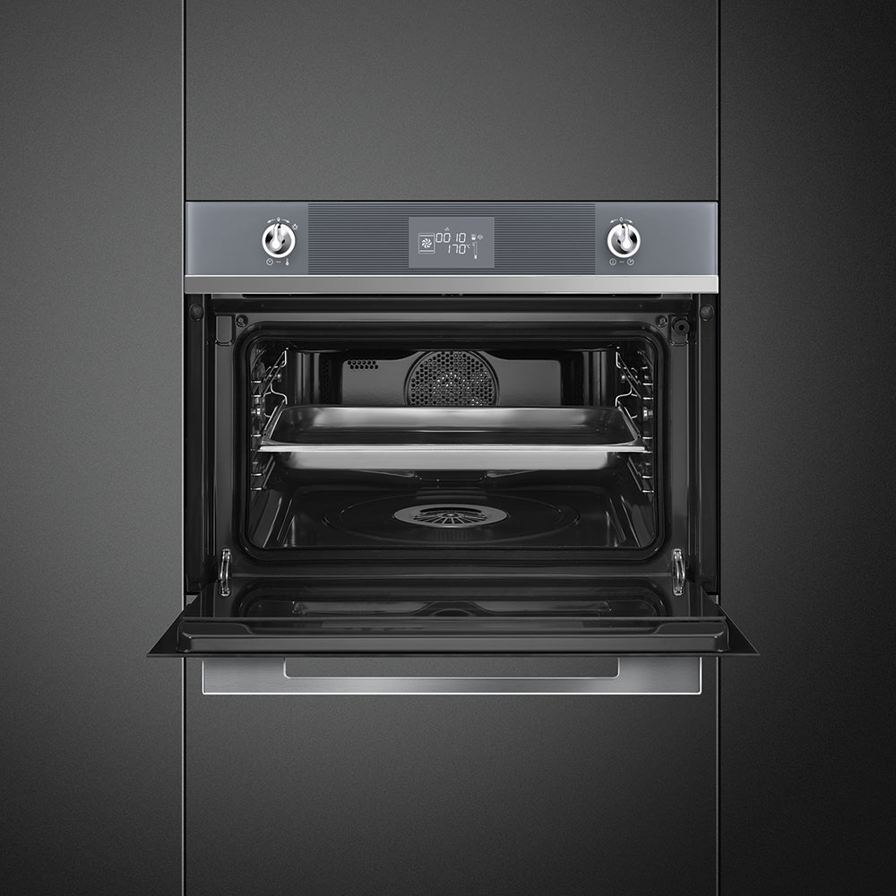 Компактный духовой шкаф Smeg SF4102VCS
