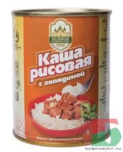 Белорусская каша рисовая с говядиной 340г. Великое княжество - купить с доставкой на дом по Москве