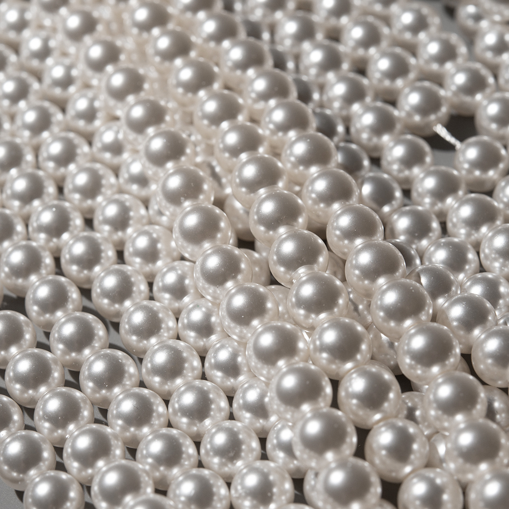 Хрустальный жемчуг, оттенок "Royal Pearl", шар 6мм