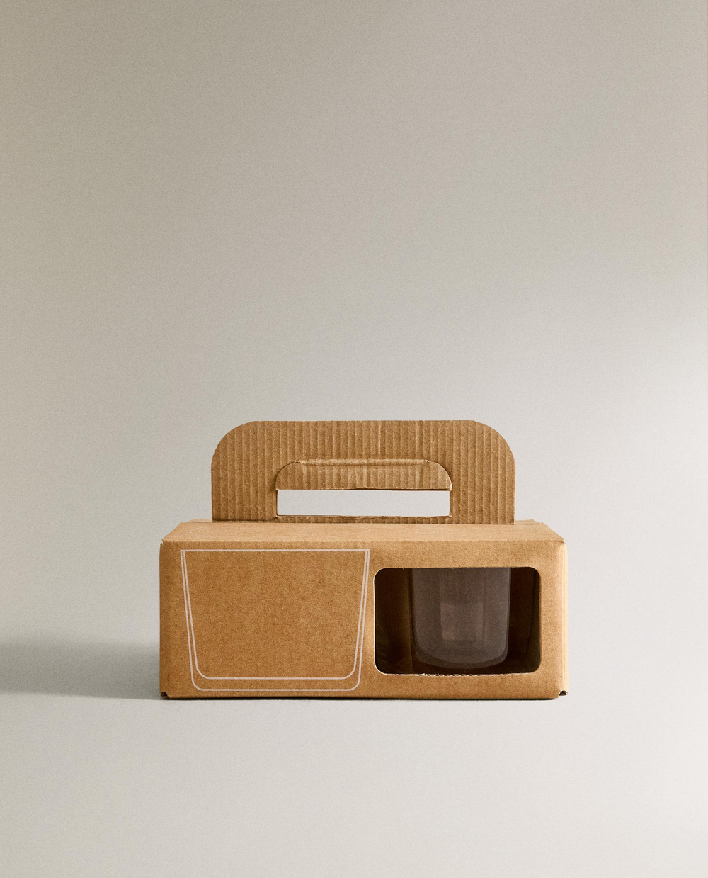 Zara Home стакан из стекла, цвет прозрачный, 8.2 см