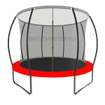 Батут с сеткой, диаметр 6 фт