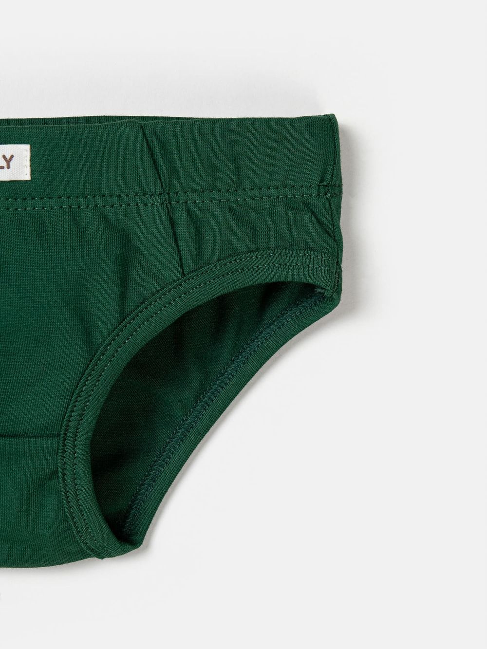 Комплект трусов для мальчиков "Темный беж/Малахит" 2 шт