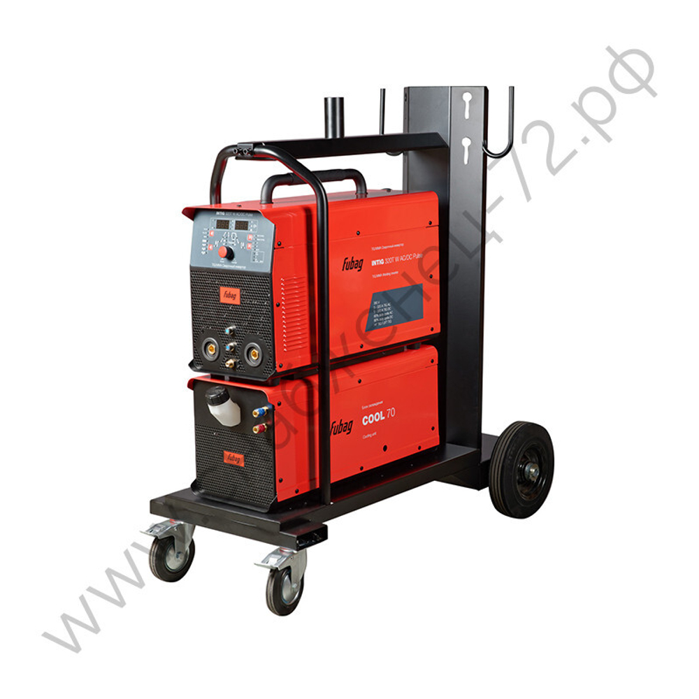 FUBAG Инвертор сварочный INTIG 320 T W AC/DC PULSE (31455) с горелкой FB TIG 18 5P 4m (38463), модулем охлаждения и тележкой