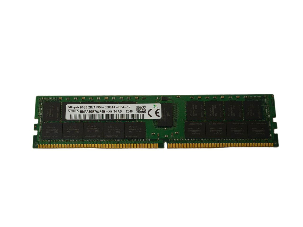 Модуль памяти для сервера HYNIX 64GB PC4-3200AA 2Rx4 3200MHz HMAA8GR7AJR4N-XN ECC Reg Memory 64GB