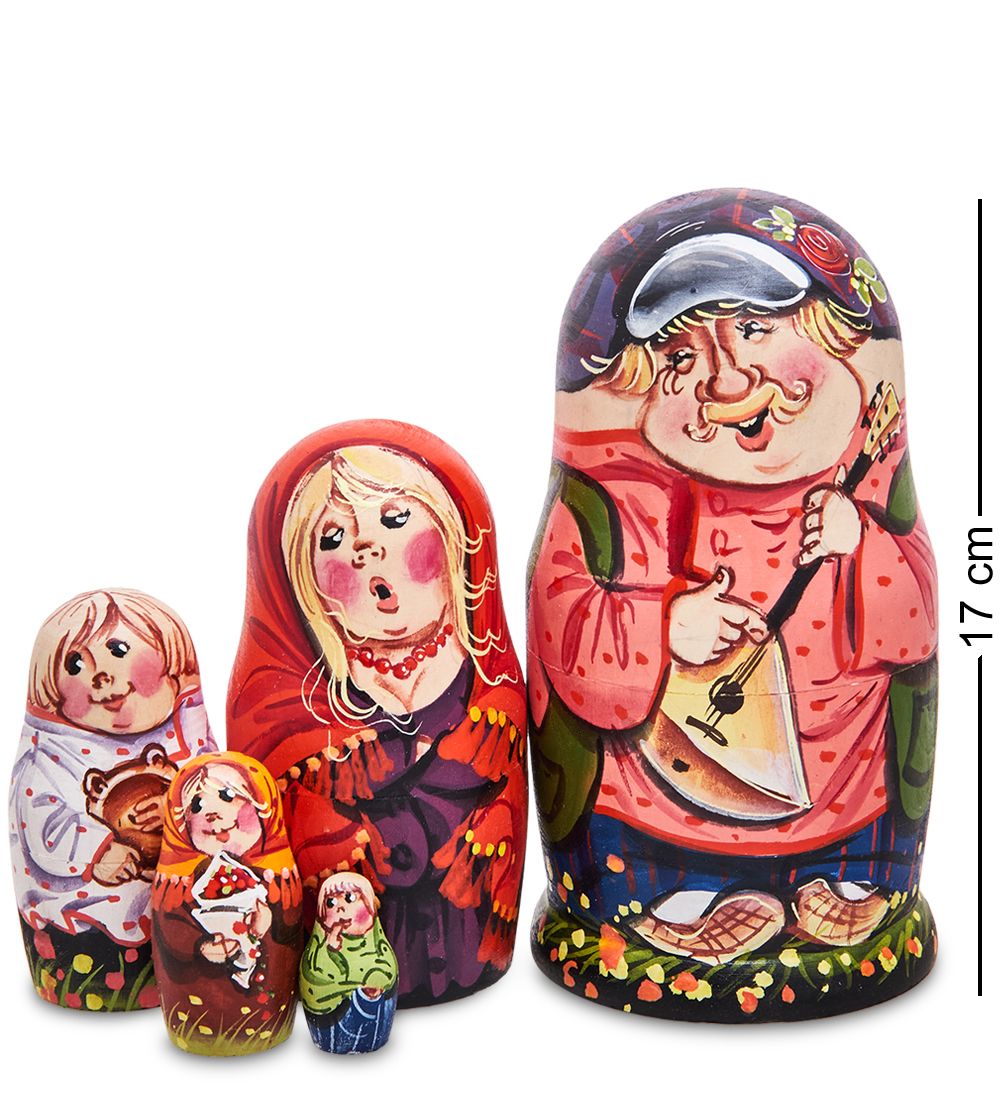 Народные промыслы МР-13/ 5-D Матрешка 5м «Семейка Малая»