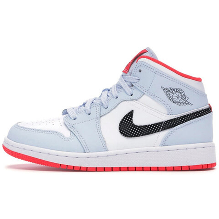 Кроссовки Air Jordan 1 Mid GS Half Blue