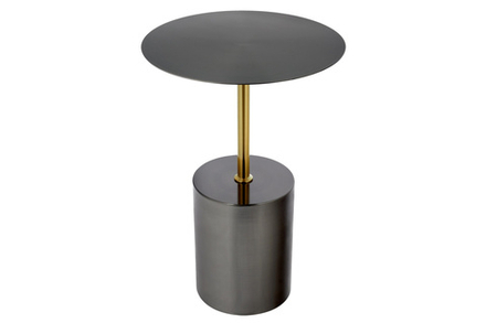 Кофейный столик Solid диам.40см x 58см, чёрный, металл