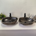 Раковина из речного камня RS63833 54*39*16 2шт 0127