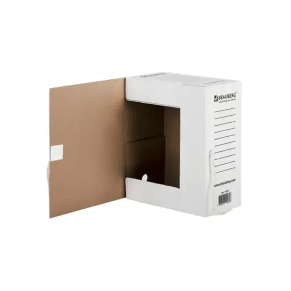 Папка архив. м.гофрокарт. 150мм на завязках BRAUBERG 126513